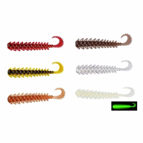 centipede fishing lure Zoom Green Pumpkin Red / 4" The Zoom Centipede has been used for years on a Carolina rig East Rain Centipede Millipede Soft
