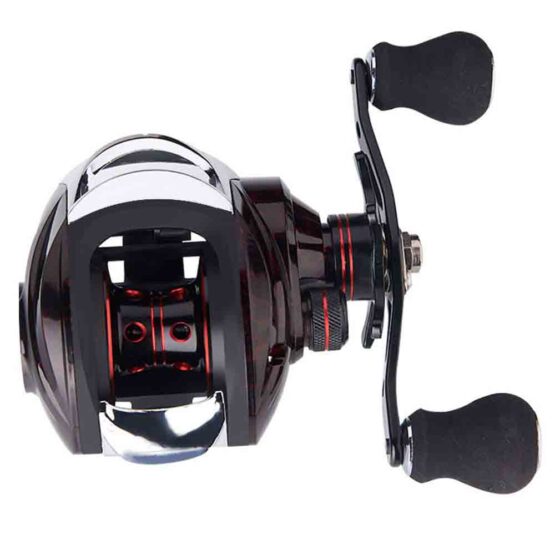 East Rain® Baitcasting Fishing Reel 7.2:1 Gear Ratio Graphite Lure Magnetic Brake Metal Wire Wheel