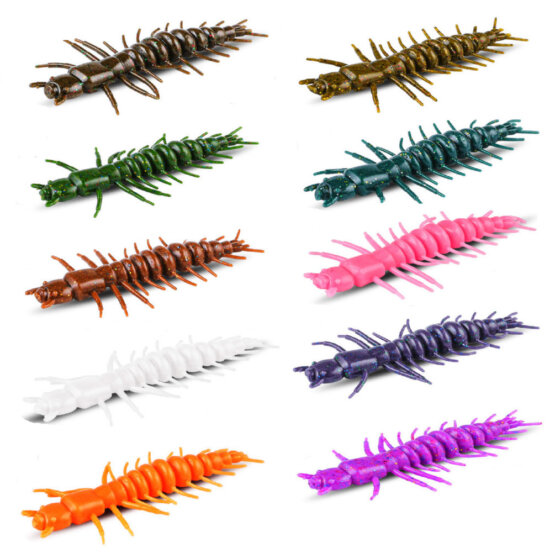 East Rain Centipede Millipede Soft Plastic Lure