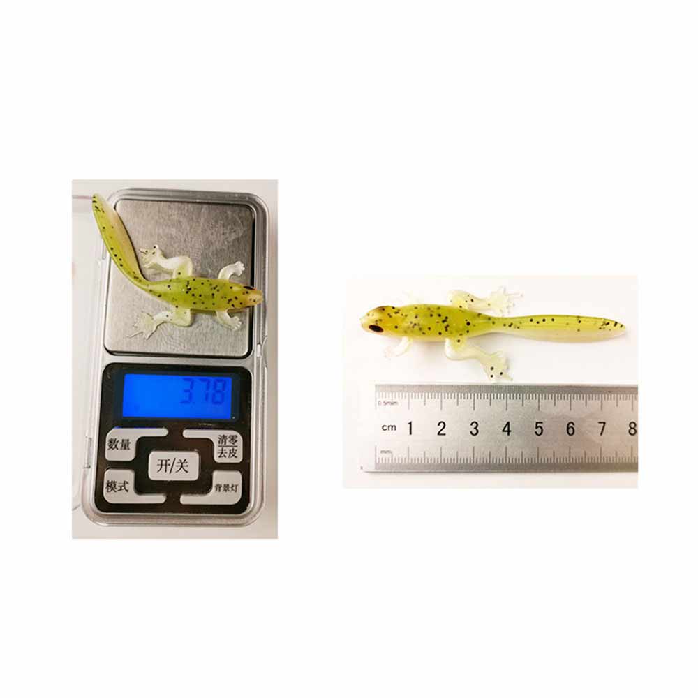 East Rain® Glitter Lizard Swimbait Salamander Soft Bait Lizard Bass Lures