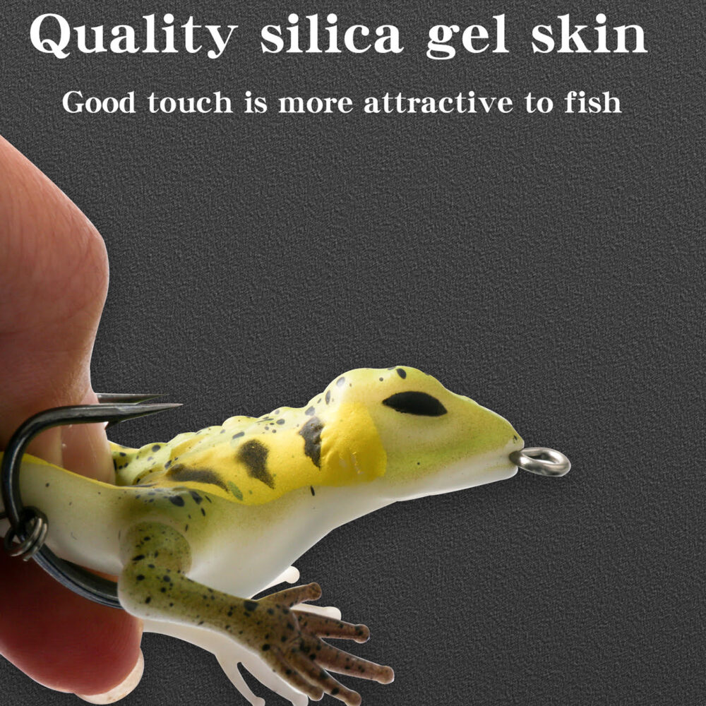 East Rain Artificial Gecko Newt Salamander Lizard Topwater Jigs Lizard Bass Lures
