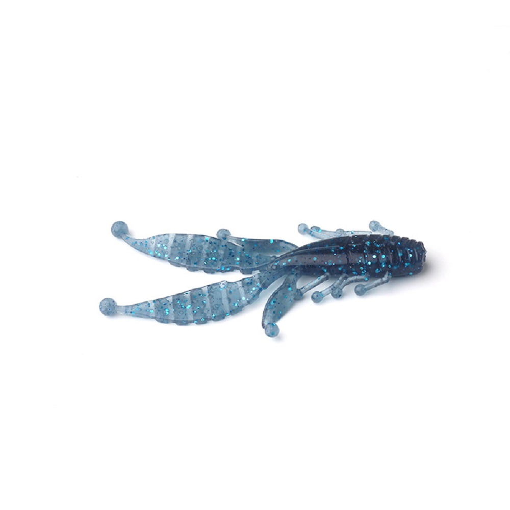 East Rain Creature Craw Soft Baits with Fork-Tailed for Ned Jigs(9cm/3.54in 5.9g/0.21oz. 8pcs/Pack 6 Colors Option) Soft Baits Craws Bait